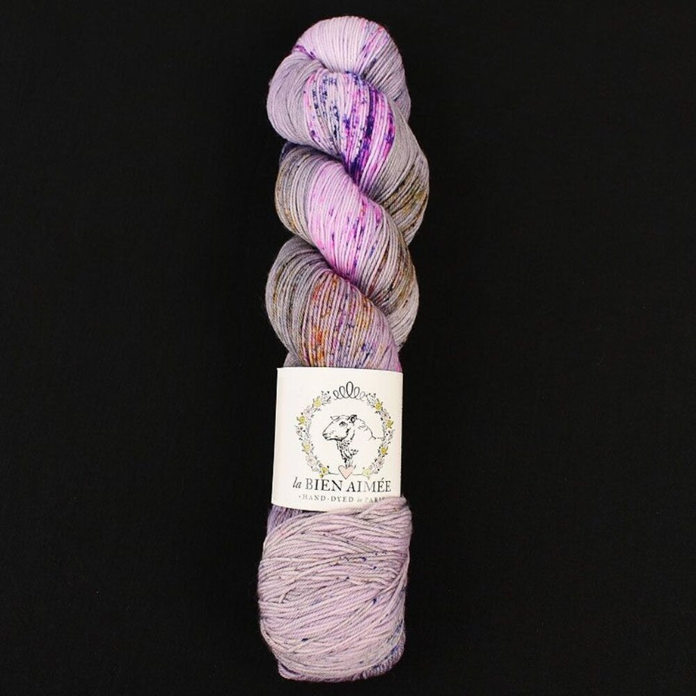 La Bien Aimée Merino Super Sock Yarn Superwash Merino Nylon Hand-Dyed Calliope